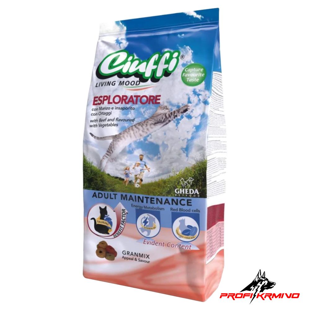 Ciuffi Cat Adult Maintenance-hovädzie,15 kg