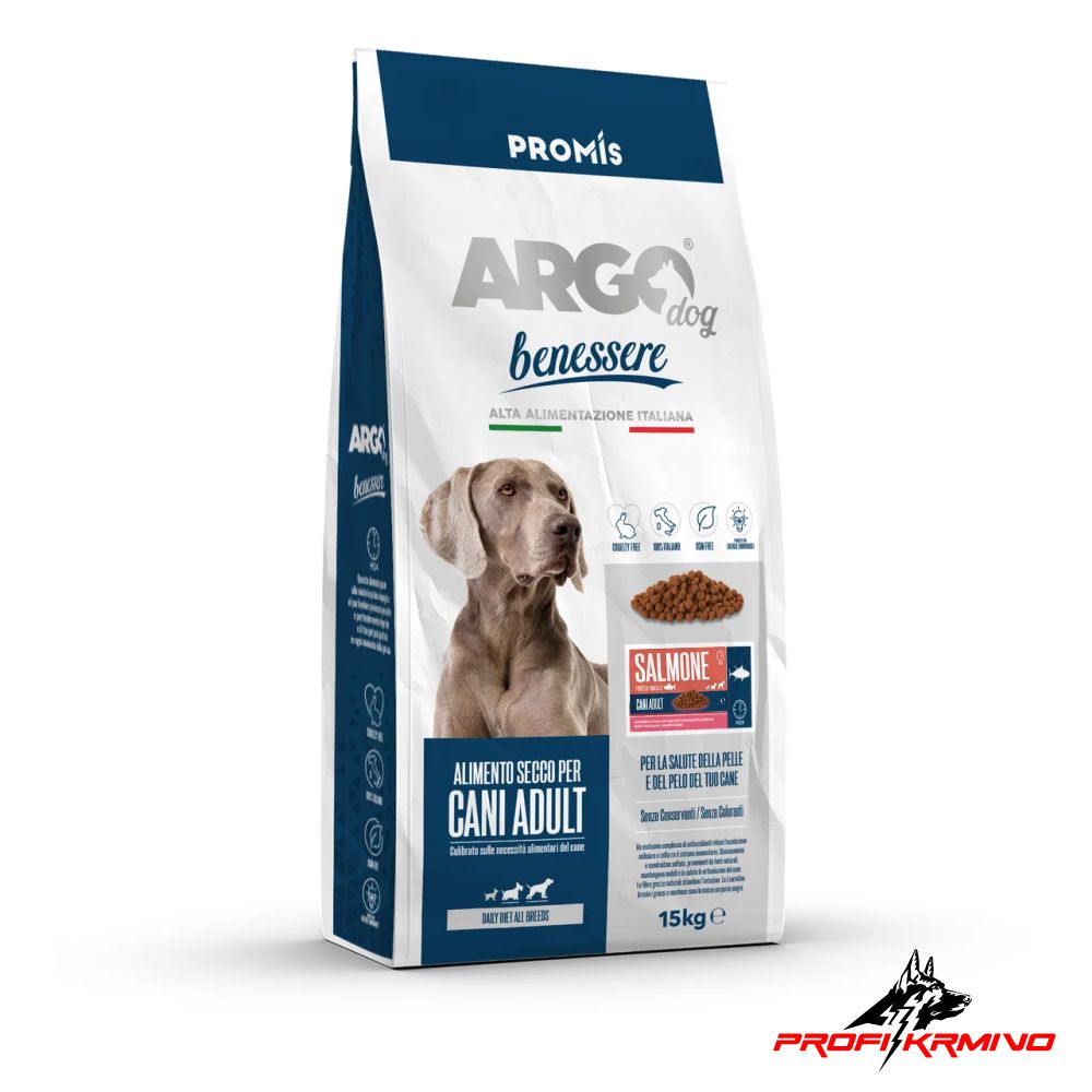 Argo Benessere s lososom, 15 kg